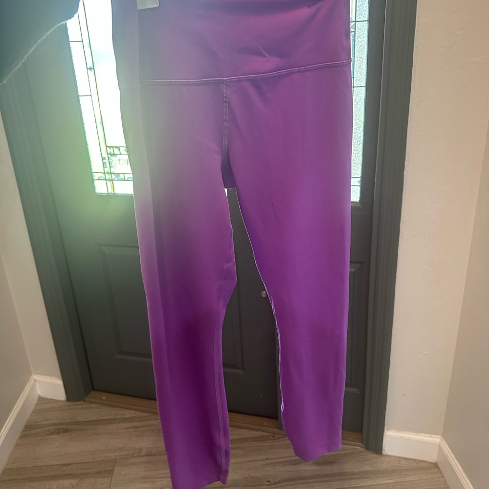 Purple lululemon Leggings size 8